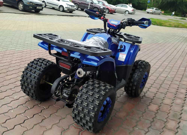 Квадроцикл детский Zuumav (Зуумав) HUNTER 125 К1 синий (машинокомплект) | Мототека
