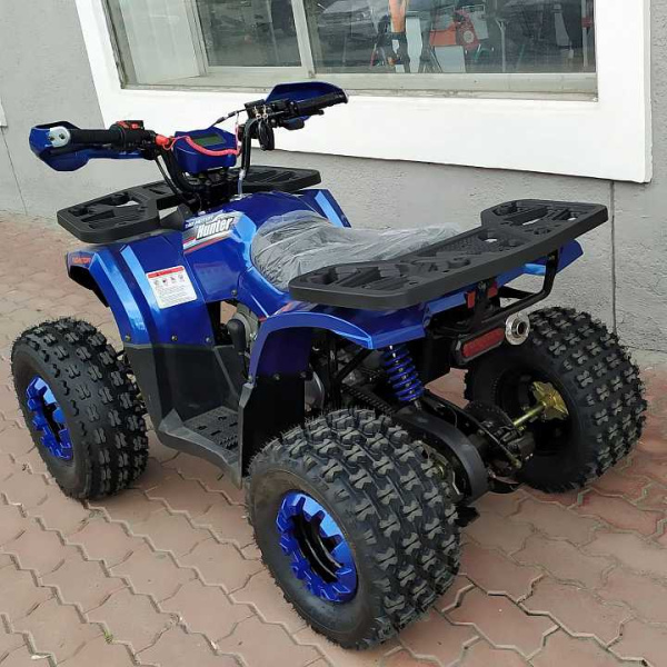 Квадроцикл детский Zuumav (Зуумав) HUNTER 125 К1 синий (машинокомплект) | Мототека