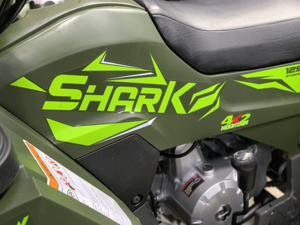 Квадроцикл детский Zuumav (Зуумав) SHARK 125 PRO жёлтый (машинокомплект) | Мототека